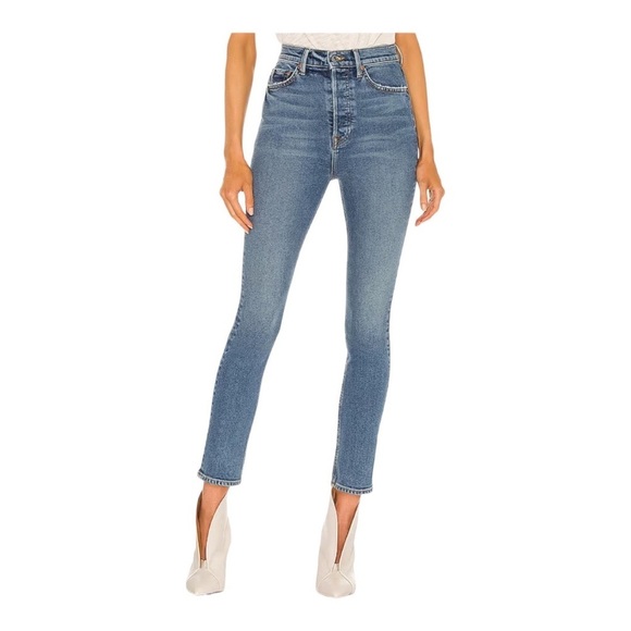 GRLFRND Denim - NEW Grlfrnd Jeans Piper Super High Rise Stretch Slim Crop in Laurel Canyon 26